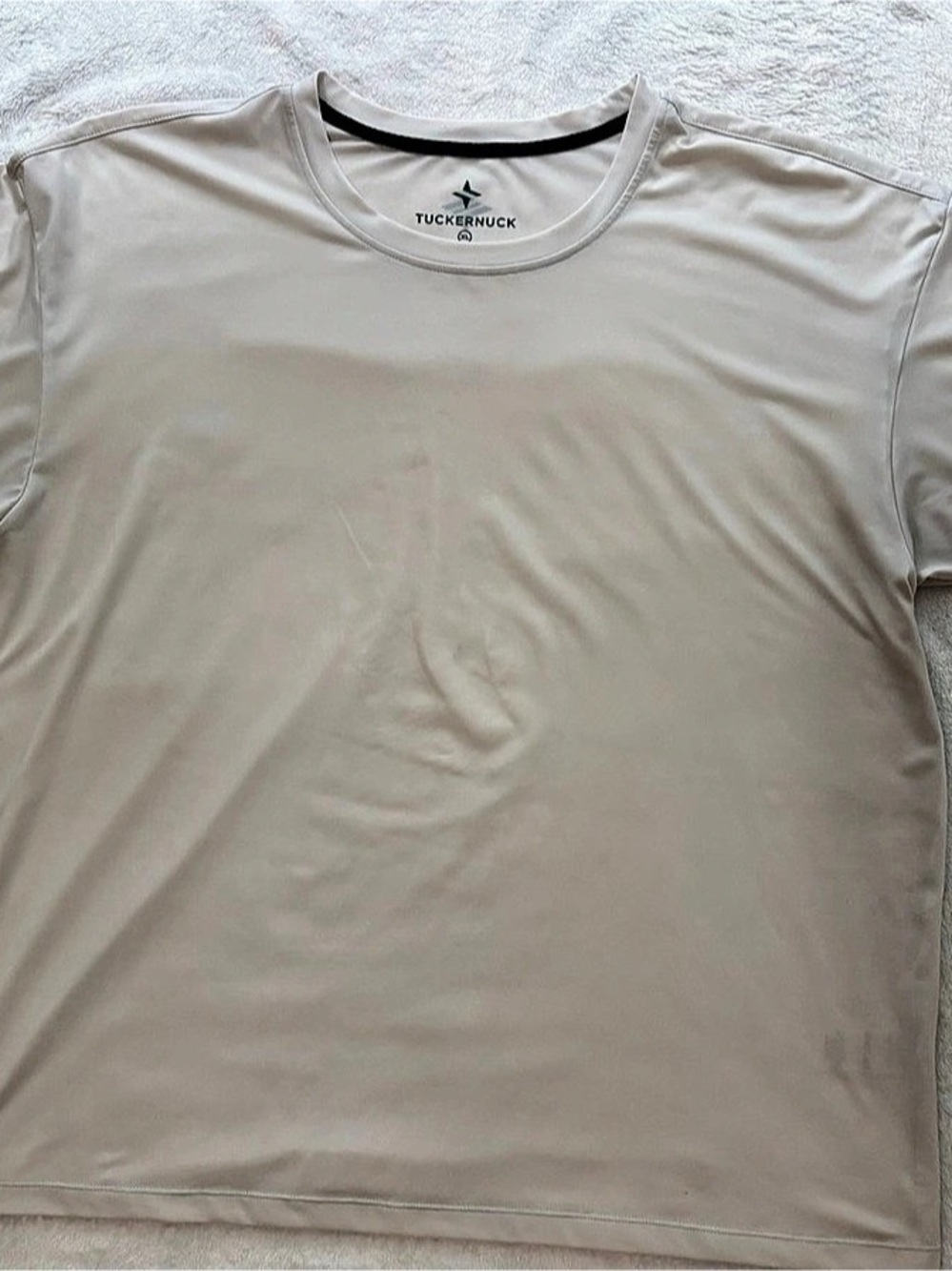 Tuckernuck Short Sleeve Tee in Cream Size XL